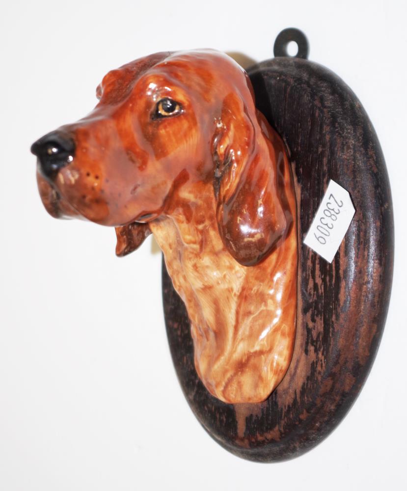 Royal Doulton Wall mounted Irish Setter dog head - Image 3 of 3