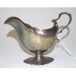 George V hallmarked silver jug