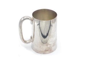 Victorian Elkington silver plate tankard (Sydney)