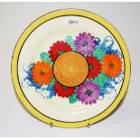 Clarice Cliff bizarre "GAYDAY" round side plate