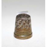 Charles Horner silver thimble