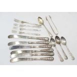 Quantity of various sterling silver flatware