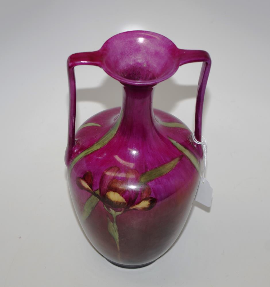 Early Rosenthal blossom painted table vase - Image 2 of 3