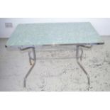 Mid century laminated kitchen table