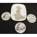 Rosenthal studio figural shallow bowl platter