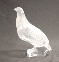 Large Lalique quail