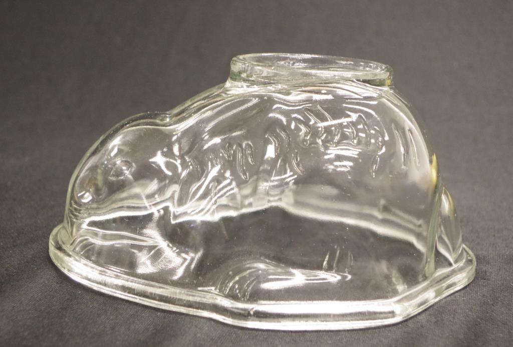 'Rabbit' form glass jelly mould - Image 2 of 6