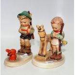 Two early German Hummel boy figurines