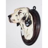 Royal Doulton Wall mounted English Setter dog head