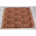 Thick silk / cotton blend rug