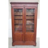 Antique French 2 door bookcase