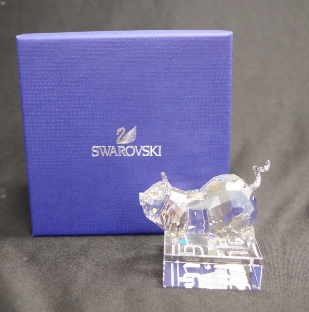 Chinese zodiac Swarovski pig - Image 4 of 4