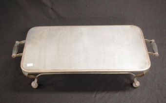 Early metal plate & meal warmer