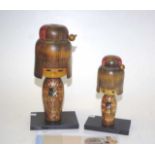 Pair of Sosaku Kokeshi dolls