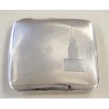 George V sterling silver compact