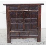 Chinese elm wood storage cabinet