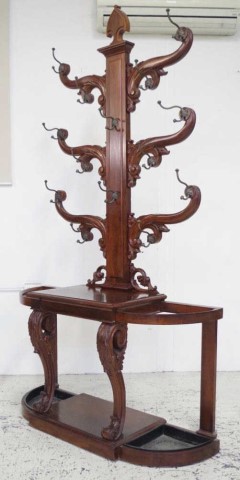 Victorian mahogany tree hall stand - Image 3 of 3