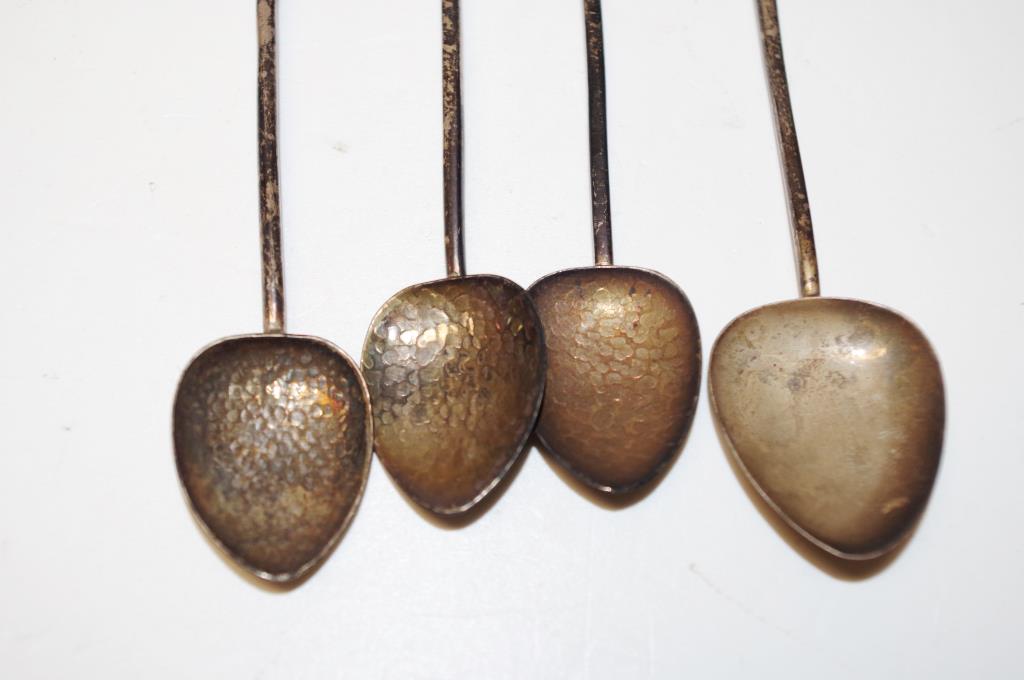 Four sterling silver Australian floral teaspoons - Image 4 of 5