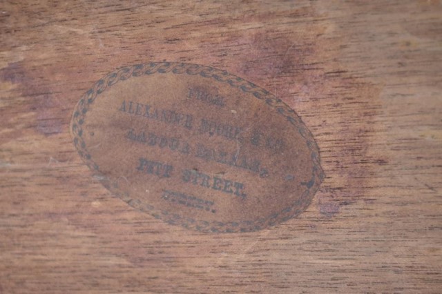 Early Victorian rosewood card table - Image 5 of 6