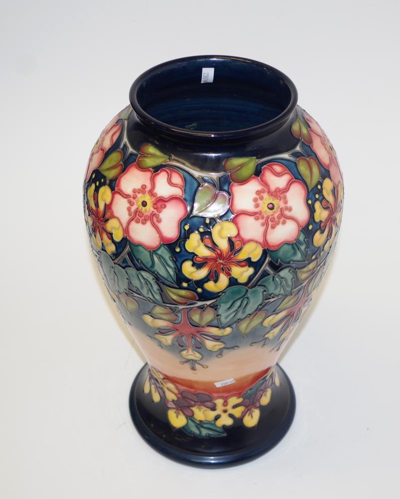 Large Moorcroft Oberon Honeysuckle vase - Image 2 of 4