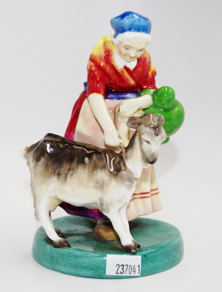 Royal Worcester 'The Old Goat Woman' figurine - Image 5 of 5