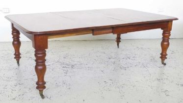 Victorian mahogany extension table