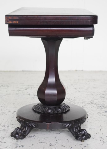 Early Victorian rosewood card table - Image 4 of 6