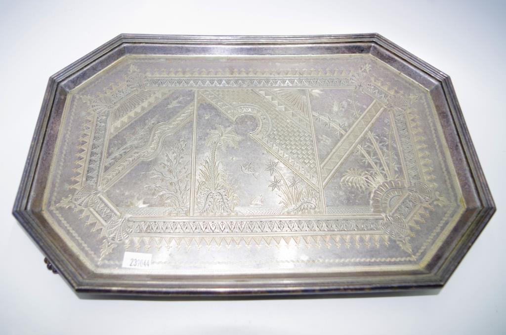 Victorian Aesthetic Movement plated tea service - Image 4 of 4