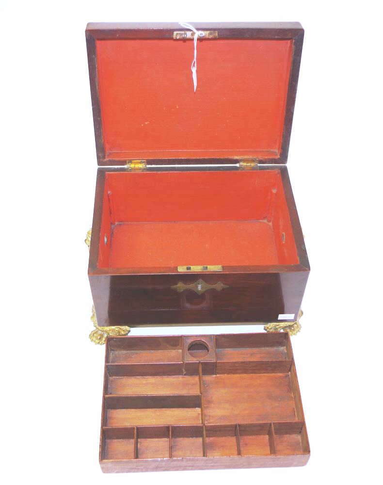 Regency flamed mahogany box - Image 4 of 4