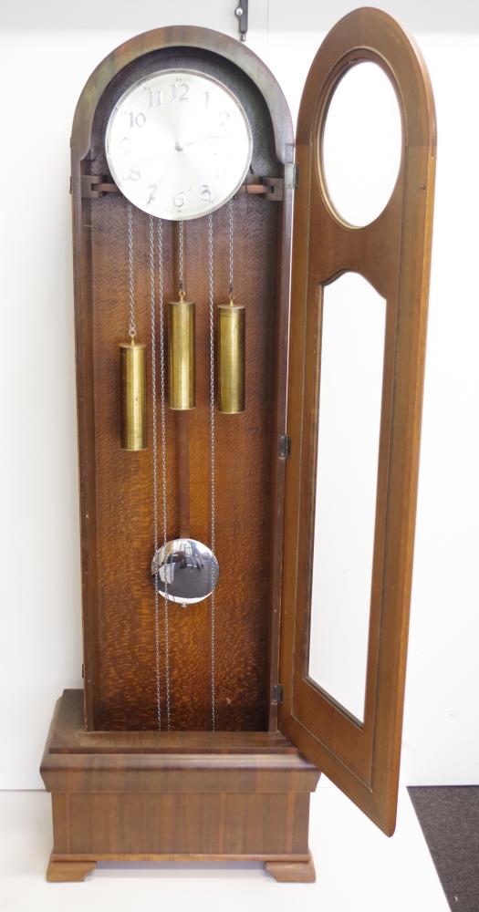 Art Deco grandfather clock - Image 3 of 4