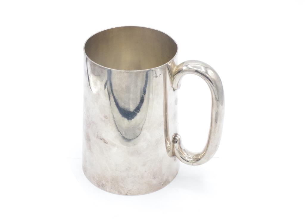 Victorian Elkington silver plate tankard (Sydney) - Image 6 of 6