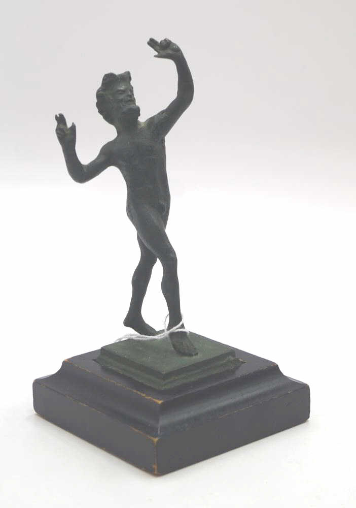 18th Century cast bronze figure of Pan