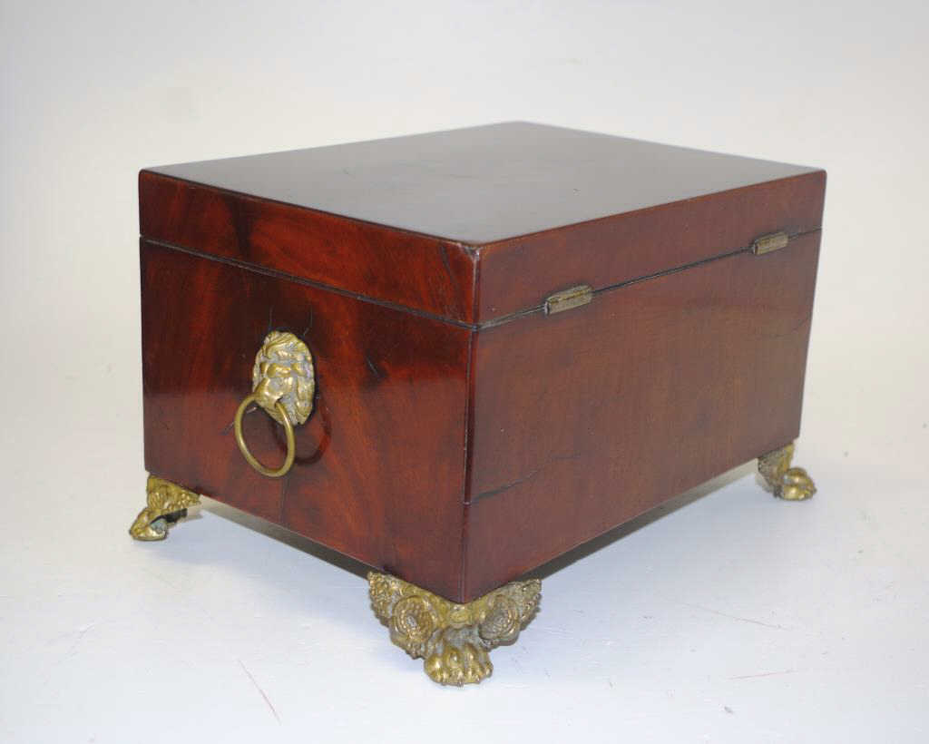 Regency flamed mahogany box - Image 3 of 4