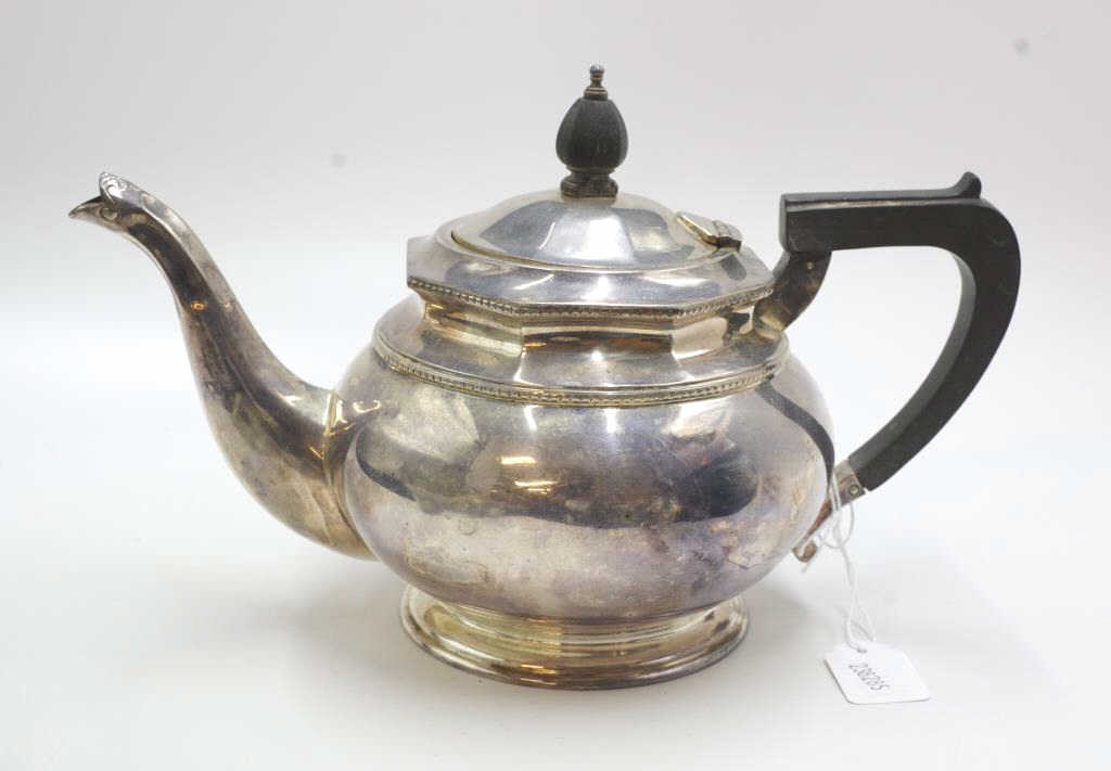 Antique Sanders Australian sterling silver teapot - Image 3 of 4