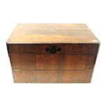Victorian rosewood writing slope box
