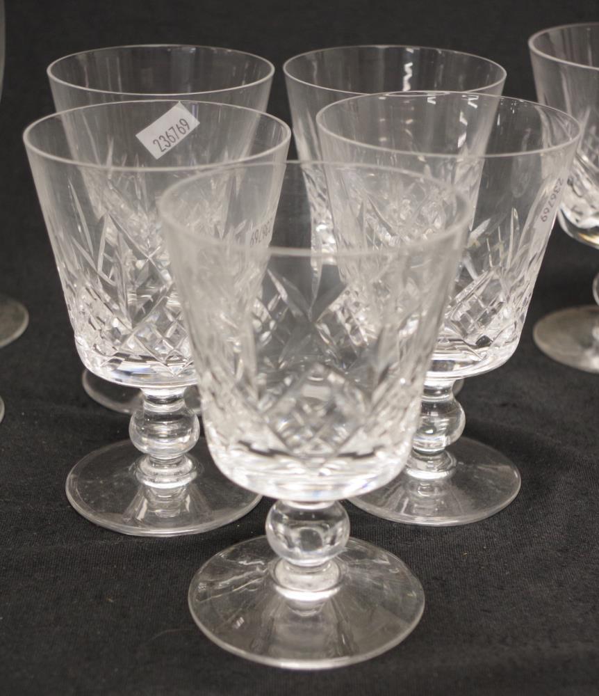 Large suite of Stuart crystal glasses - Image 4 of 12