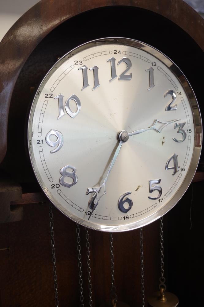 Art Deco grandfather clock - Image 2 of 4