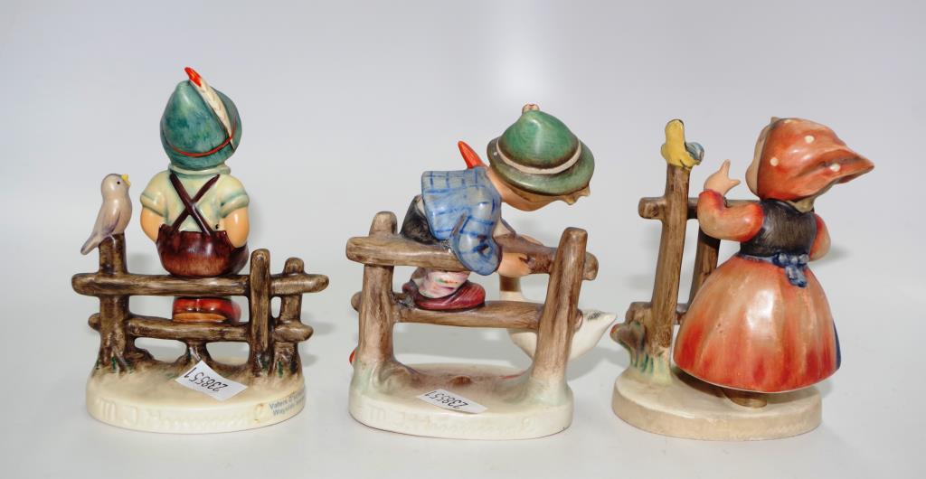 Three early German Hummel figurines - Image 2 of 3