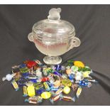 Collection Art Glass sweets & bowl