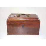 George III mahogany box