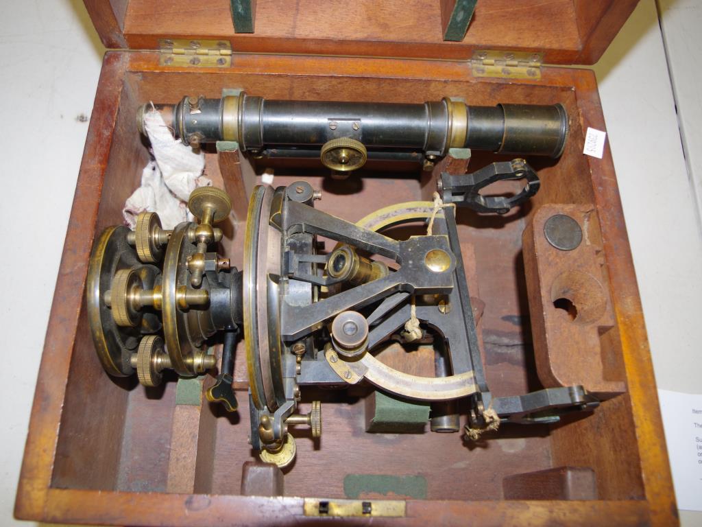 Surveyor's Theodolite by L Casella with tripod