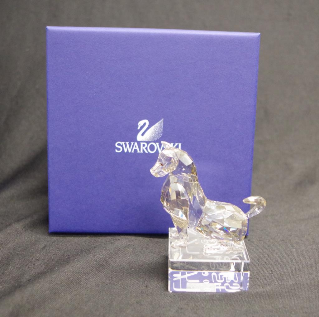 Chinese zodiac Swarovski dog - Image 4 of 4