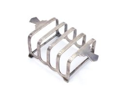 Australian Art Deco silver toast rack