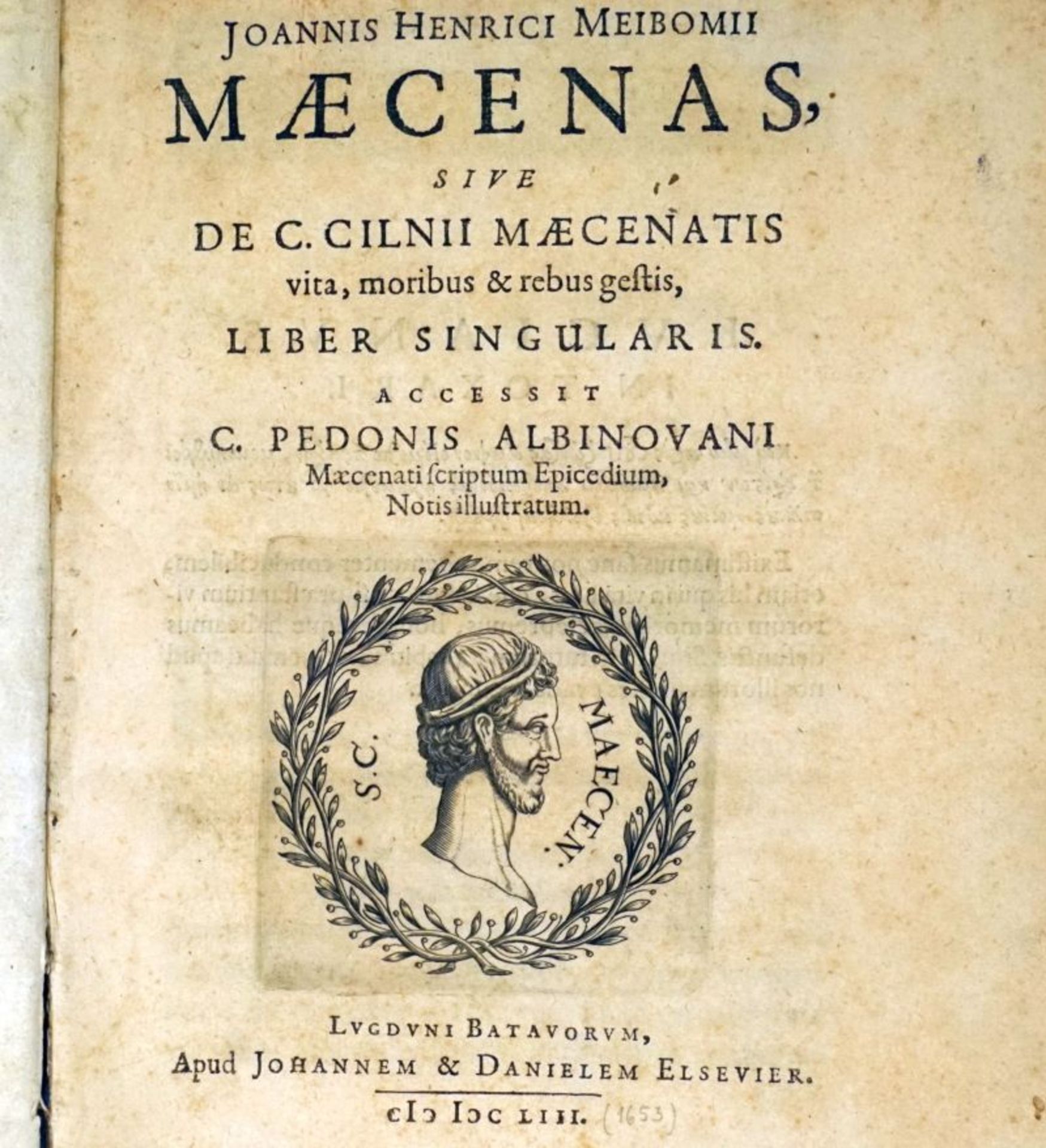 Meibom, Johann Heinrich: Maecenas
