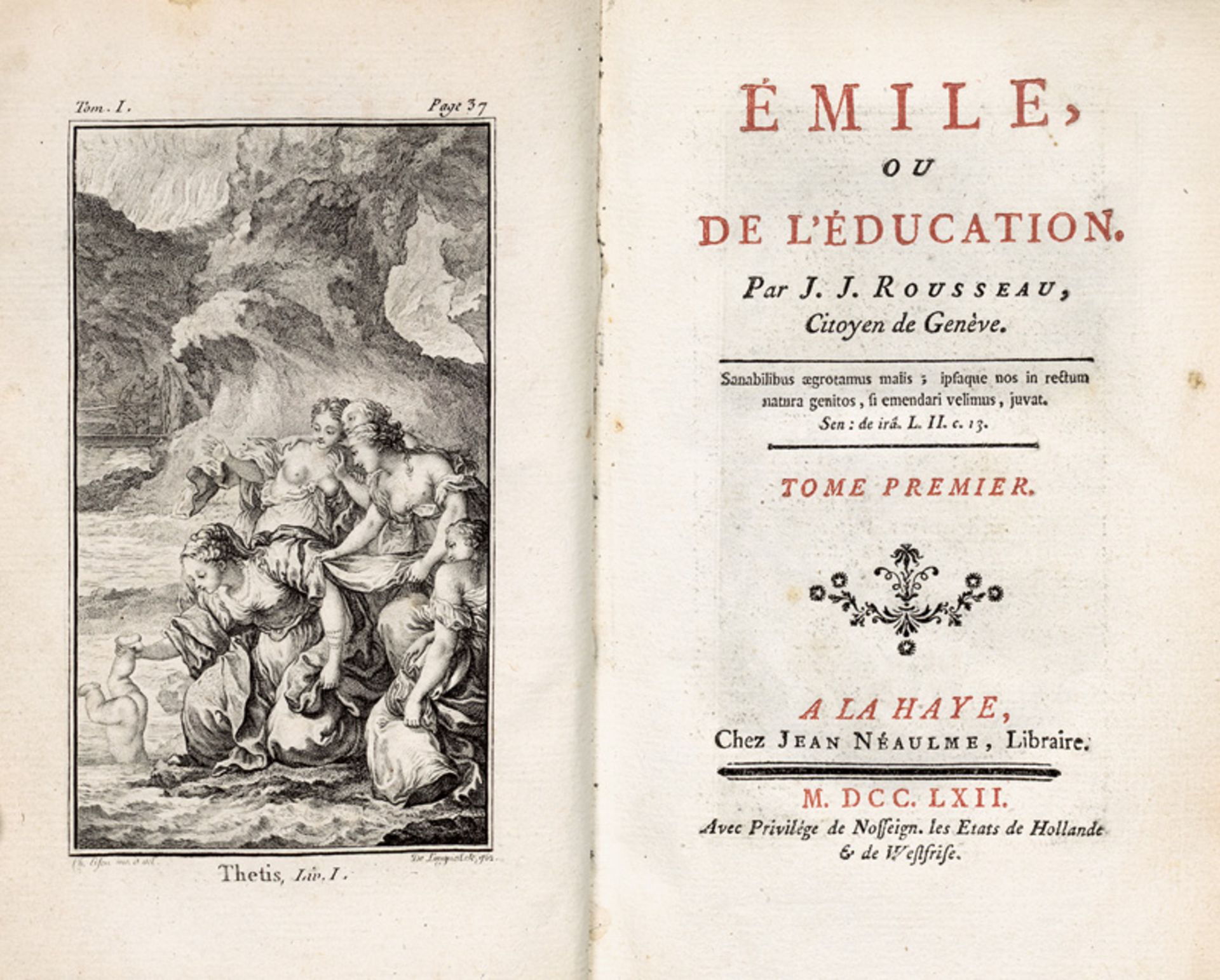 Rousseau, Jean-Jacques: Émile, ou de l'éducation