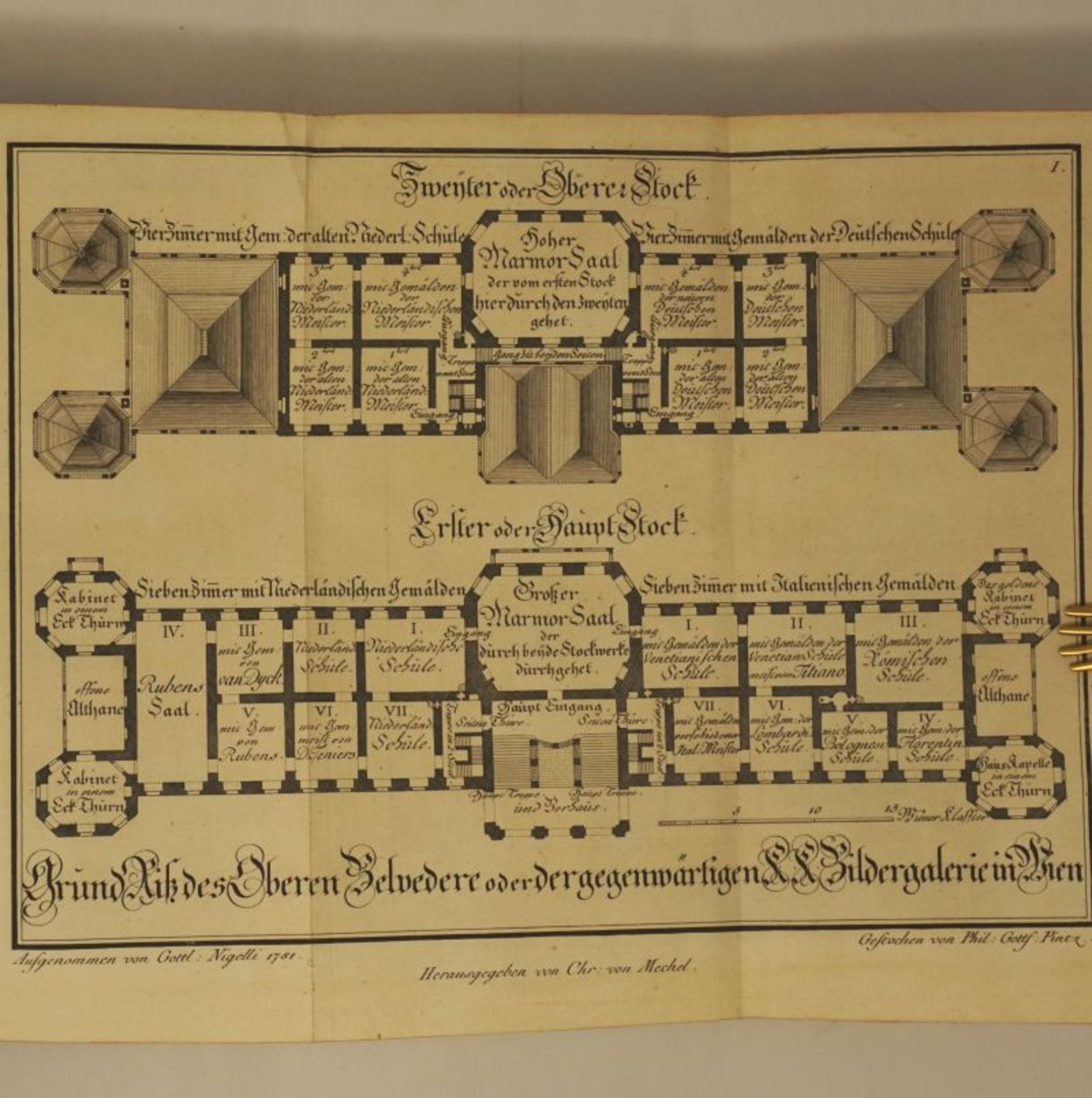 Mechel, Christian von: Verzeichniß der Gemälde der Kaiserlich Königlichen Bilde...