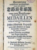 Jacobs, Friedrich Wilhelm: Sammlung verschiedener merckwürdiger, rarer und anderer ...