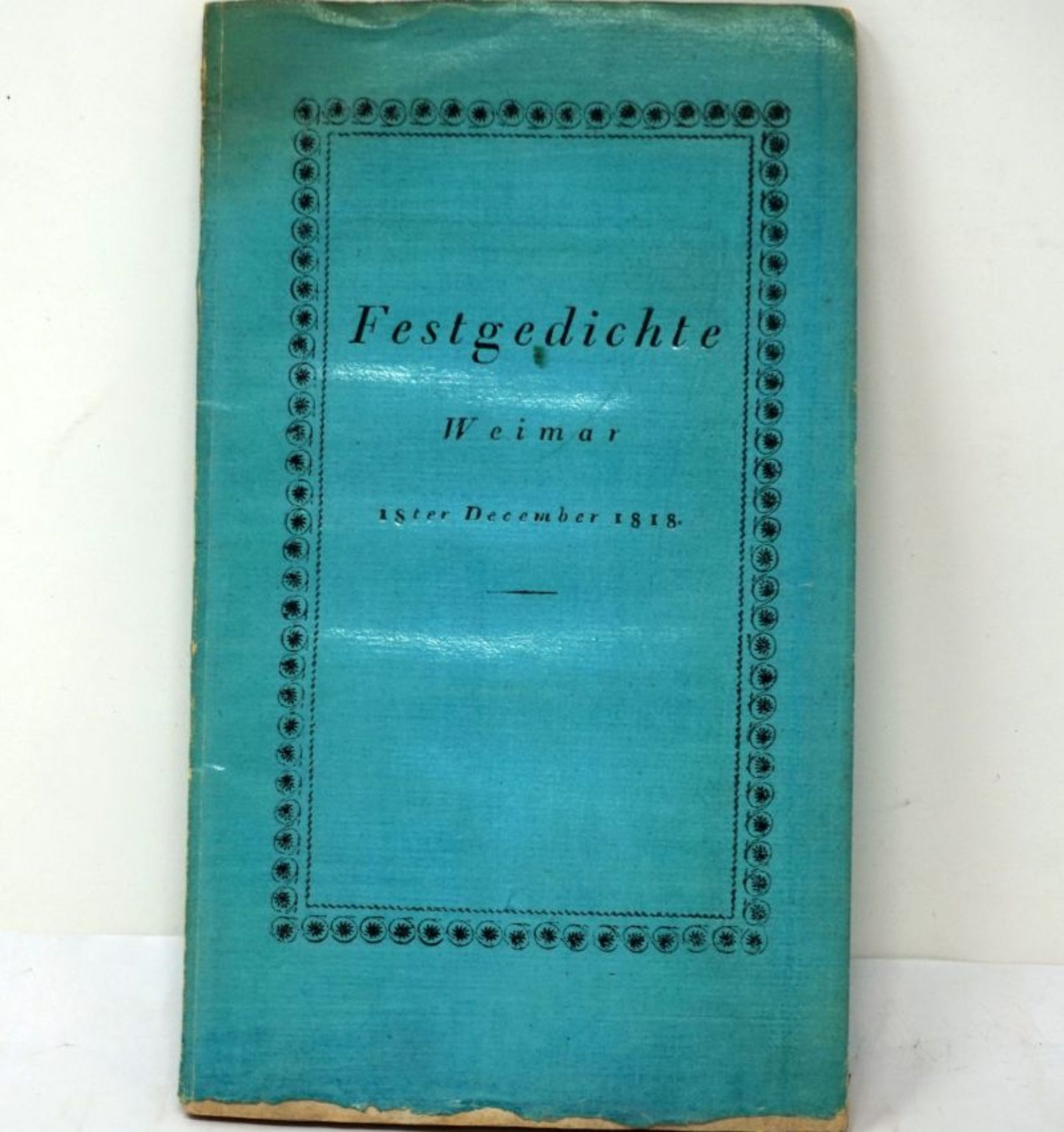 Goethe, Johann Wolfgang von: Bey Allerhöchster Anwesenheit ... der Kaiserin Mutter .....