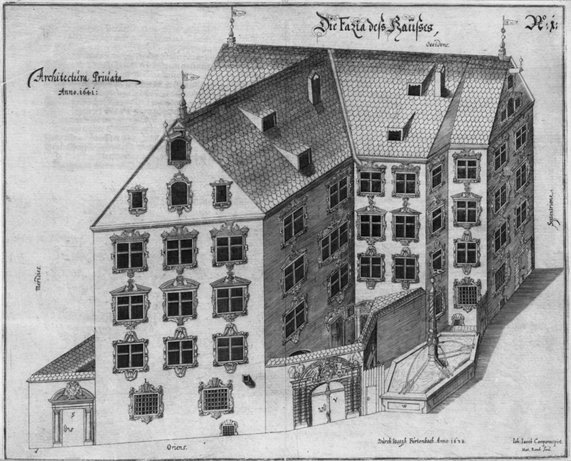 Furttenbach, Joseph: Sammlung von 8 Werken der "Architectura" - Bild 3 aus 4