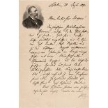 Stephan, Heinrich von: Brief 1894 + Beigaben